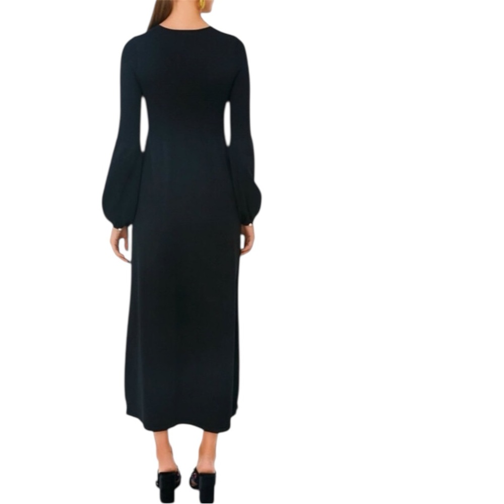 Pomander Place Elegant Black Long Sleeve Dress - Picture 2 of 9